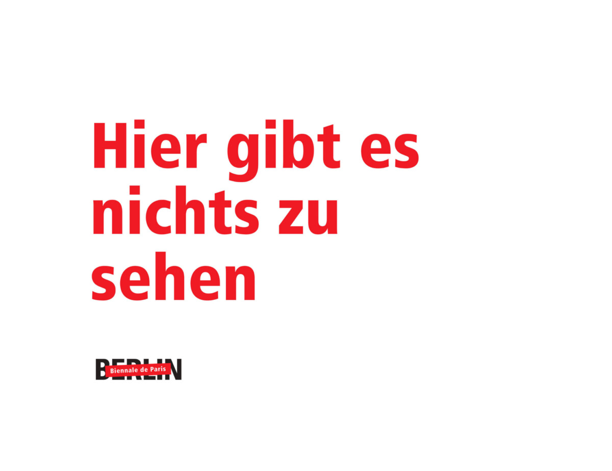 La Biennale de Paris à Berlin
